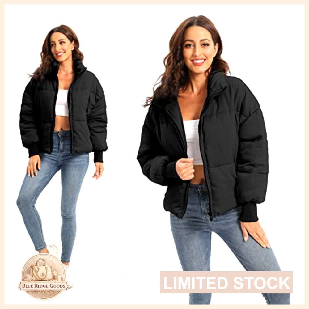 Quilted Down Puffer Jacket, Lightweight Winter Co… - image 4